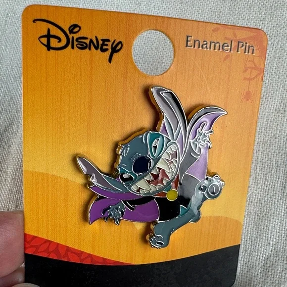Loungefly Disney Stitch Enamel Pin - Blue and Purple - Picture 4 of 5